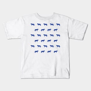 Blue Wildcat Kids T-Shirt